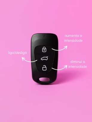 Cherry Calcinha Vibratória com controle de carro e APP a distância