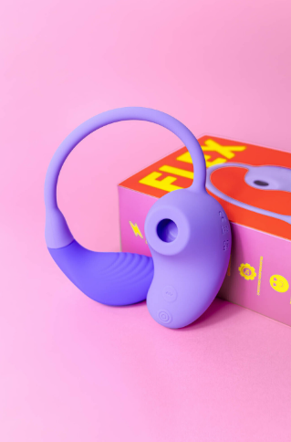 Flex Vibrador e Sugador de Clitóris - 2 em 1