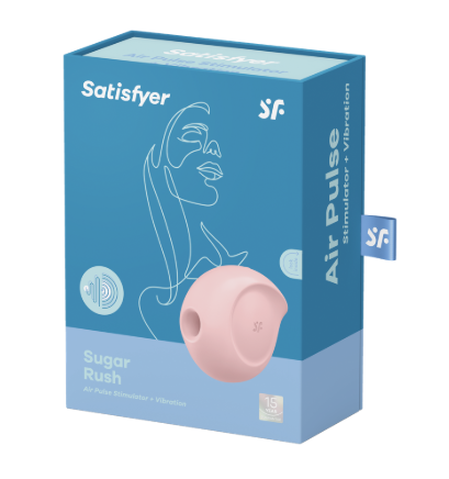 Satisfyer Sugar Rush vibrador com ondas de pressão