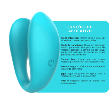 Vibrador de casal - Sincronia