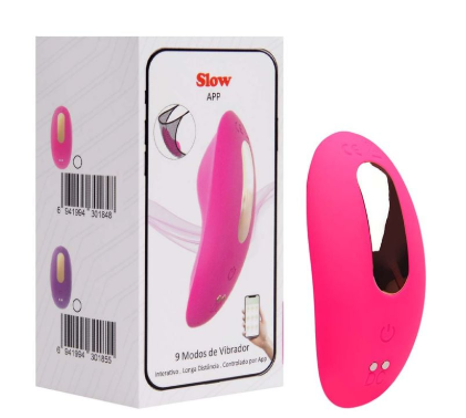 Vibrador de Calcinha com Controle via APP – 9 Modos de Vibração Bluetooth