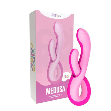 Vibrador Medusa – Dupla Estimulação Flexível com 10 Modos de Vibração