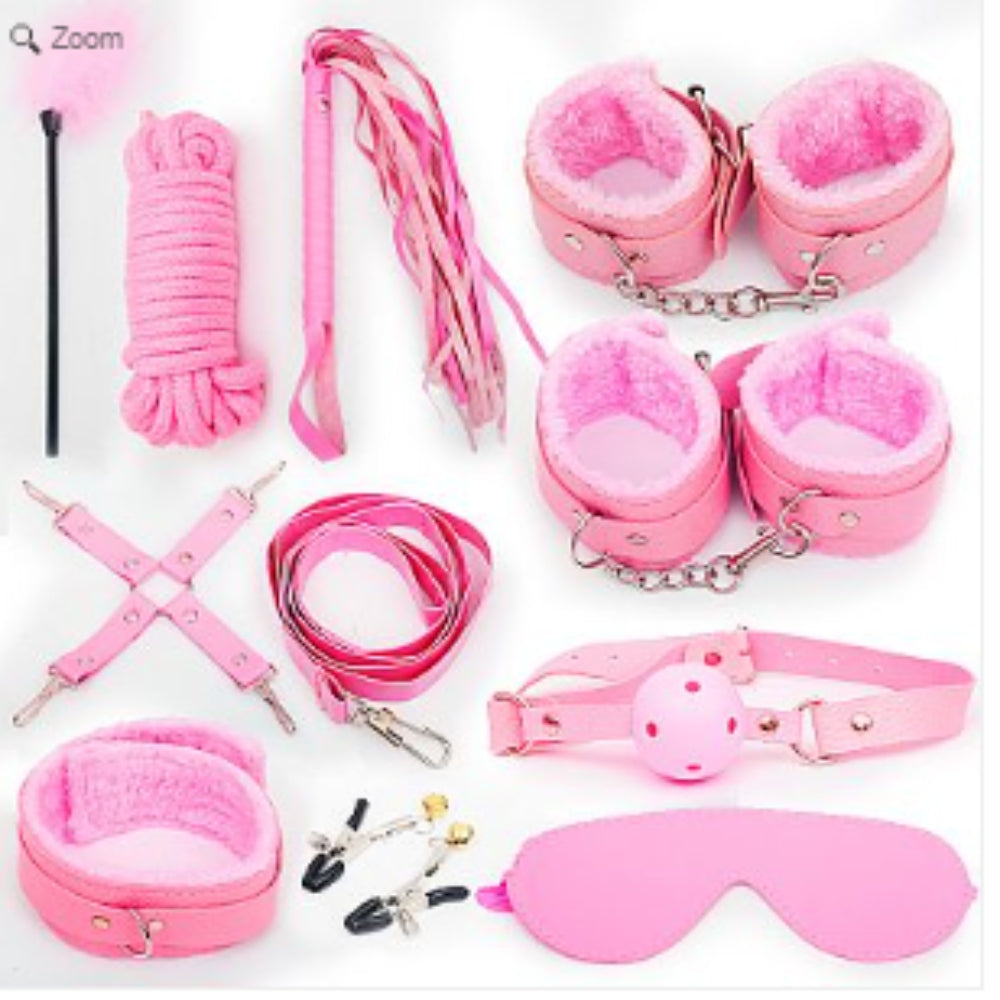 Kit Sado Erótico com 11 Produtos - Bandage