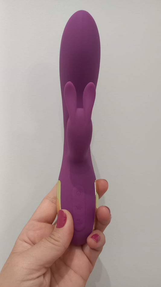 Vibrador Rabbit Duplo Penetração e Sucção Super Potente – Ponto G e Clitóris