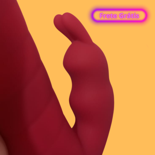 Kiara rabbit vibrador— o prazer que vem, pulsa e lambe - Cor Vermelha