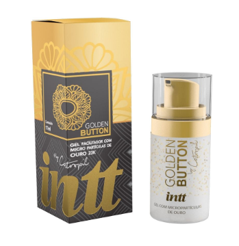Lubrificante Intt Golden Button - Gel Facilitador Ouro 23k