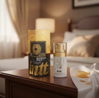 Lubrificante Intt Golden Button - Gel Facilitador Ouro 23k