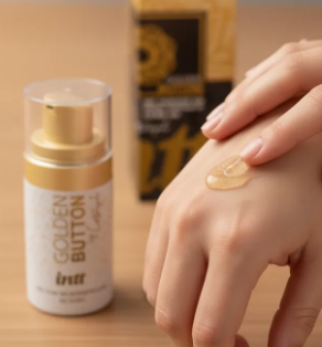 Lubrificante Intt Golden Button - Gel Facilitador Ouro 23k