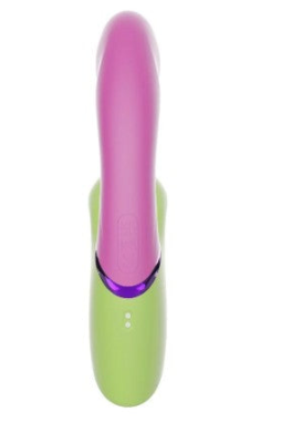 Macetando – Vibrador Penetrável com Função Tapping e Estimulador de Clitóris