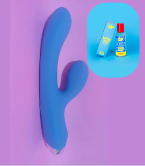 Must Vibrador Rabbit com Aquecimento - Brinde um Lubrificante SENSE LUBE