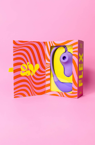 Flex Vibrador e Sugador de Clitóris - 2 em 1