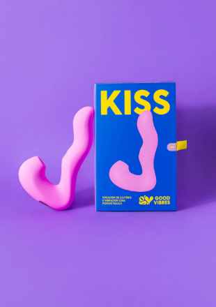 Kiss Sugador e Vibrador 3 em 1 com Power Touch