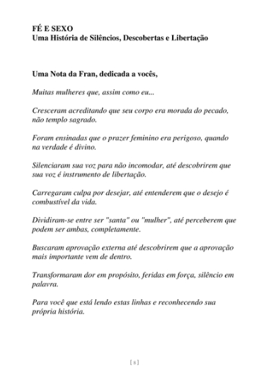 Livro Fé & Sexo
