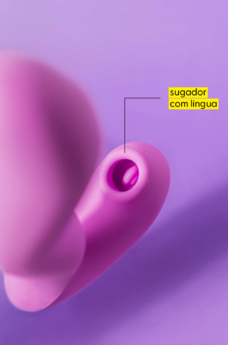 Kit Kiss Sugador e Vibrador 3 em 1 + Jogo de Cartas para Solteiros de Brinde