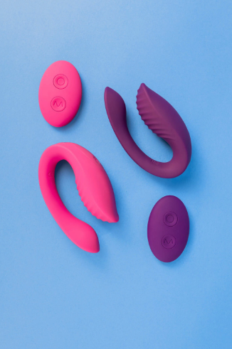 Match vibrador de casal com controle