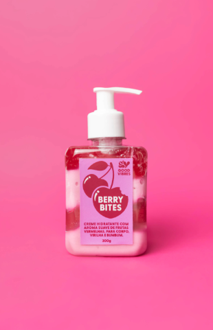 Dupla Berry Bites - Hidratante Gel + Esfoliante