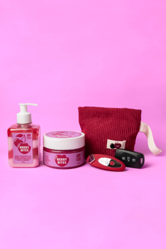 Creme + Esfoliante + Cherry + Necessaire