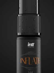 Inflate gel masculino com efeito quente e sensação de inchaço