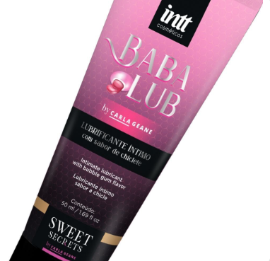 Babalub lubrificante corporal com aroma de Chiclete by Carla Geane 50g