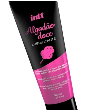 Lubrificante corporal com aroma de algodão doce 50ml - Lubrifica e protege