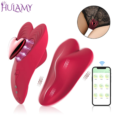 Vibrador de Calcinha Coração - App - controle até de outro pais e GANHE um Egg