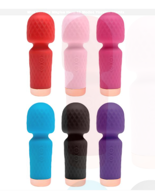 Vibrador Mini varinha Magica para Clitóris e Ponto G – Silencioso, Recarregável e Super Intenso