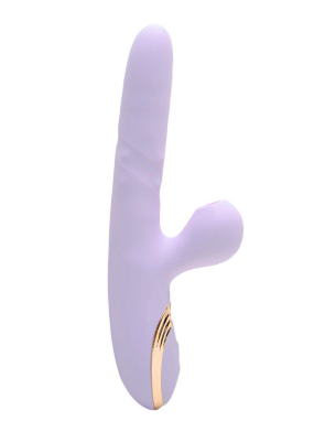 Vibrador Ponto G E Clitóris Vai Vem Anel