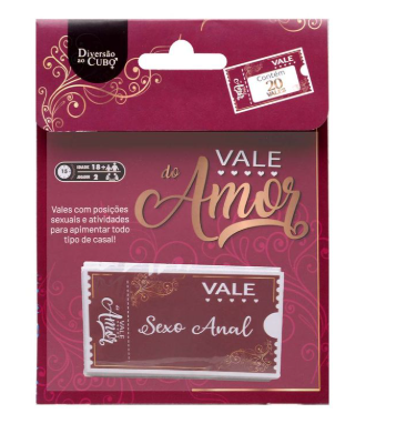 Vale do Amor – Jogo Sensual para Casais com 20 Cartas de Prazer
