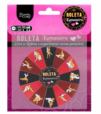 Roleta Kamasutra Jogo Sensual Diversão Ao Cubo