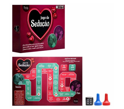 Jogo Da Sedução Tabuleiro Diversão Ao Cubo