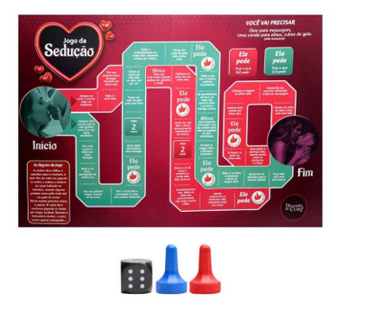 Jogo Da Sedução Tabuleiro Diversão Ao Cubo