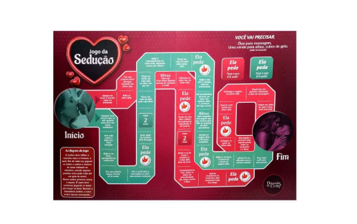 Jogo Da Sedução Tabuleiro Diversão Ao Cubo