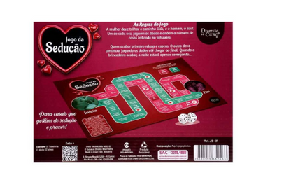 Jogo Da Sedução Tabuleiro Diversão Ao Cubo
