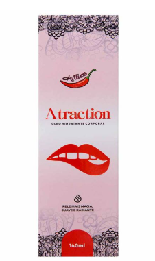 Atraction Óleo Hidratante Sensual 140Ml Chillies