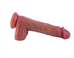 Pênis Realístico com Controle Remoto - Vai e vem com Rotação - 22,5x4,0 cm