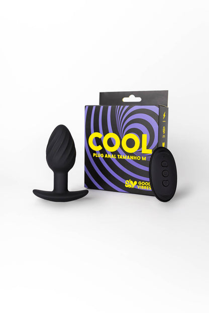 Plug Anal Cool M com Controle Remoto
