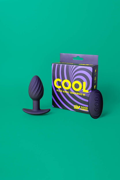 Plug Anal Cool M com Controle Remoto