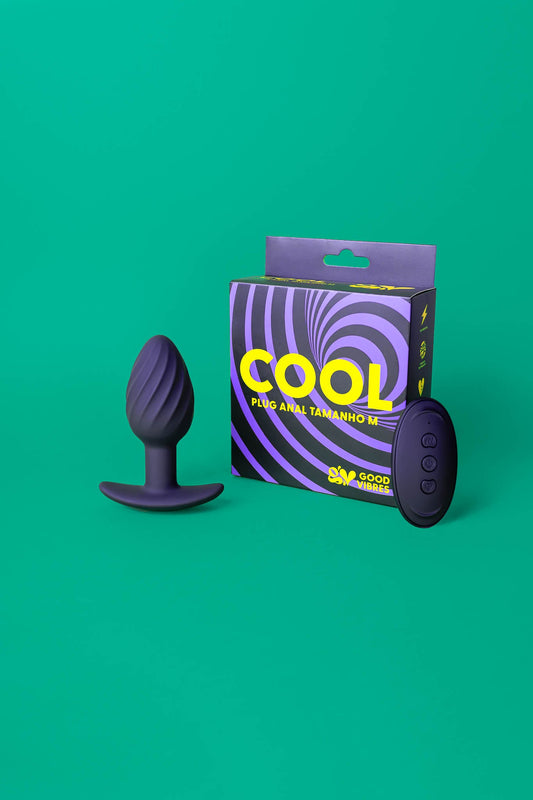 Plug Anal Cool M com Controle Remoto