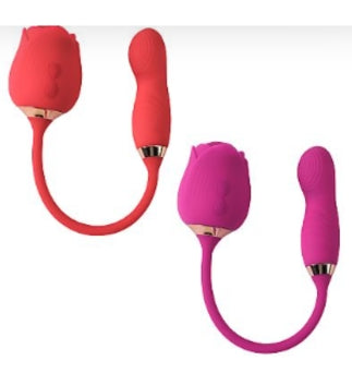 Rosa Sugadora Clitóris com Pulsação e de Ponto G  Dedilhar / Vem cá  - Lilas