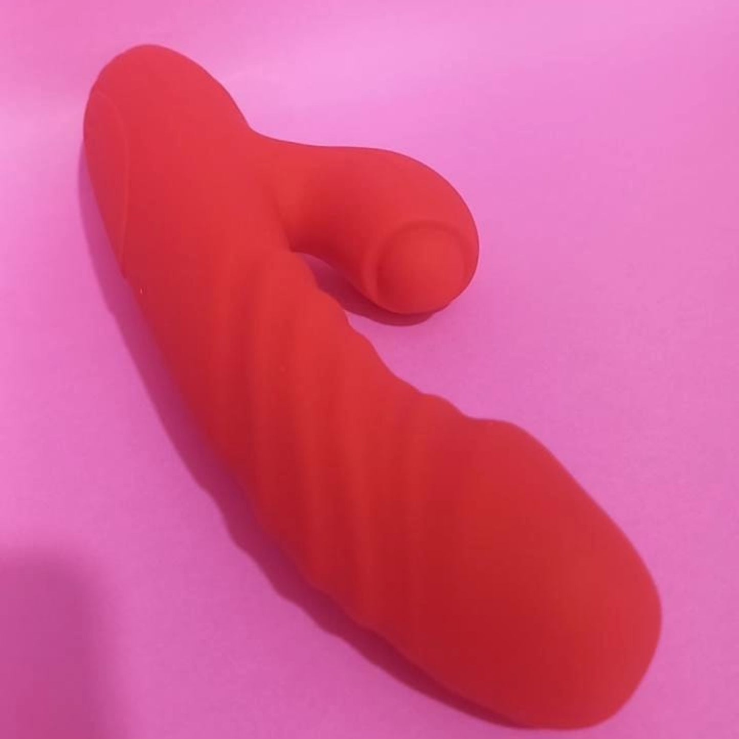 Vibrador de Ponto G e clitóris com Tapping