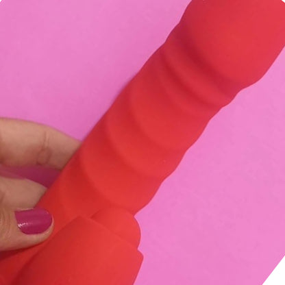 Vibrador de Ponto G e clitóris com Tapping