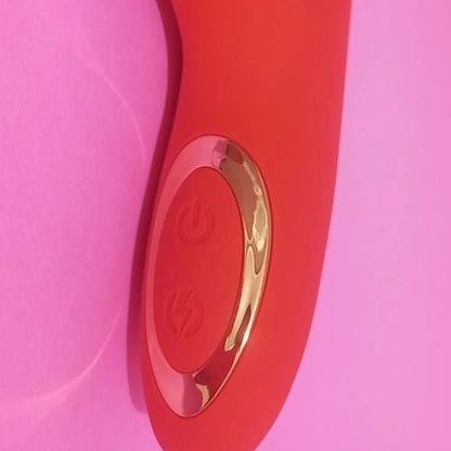 Vibrador de Ponto G e clitóris com Tapping