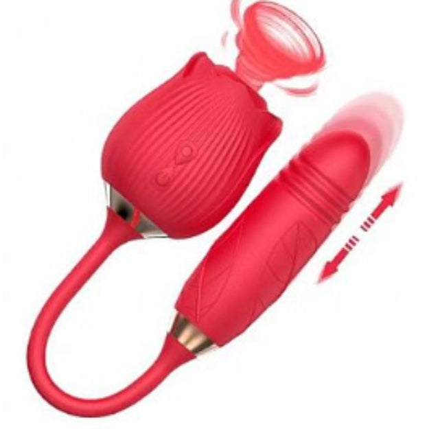 Rosa Sugadora Clitóris com Ponto G Vai e vem