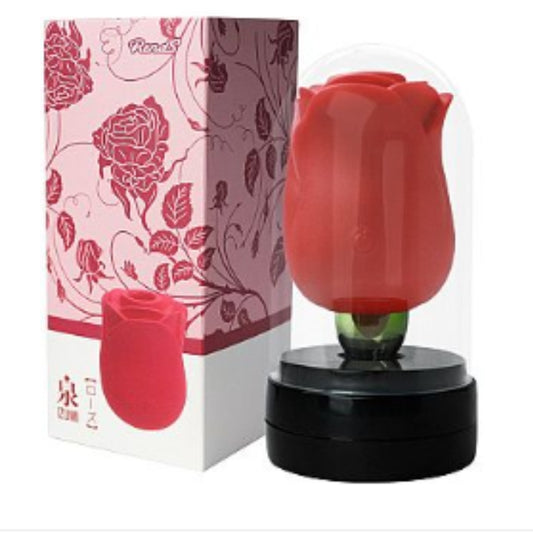 Rosa estimuladora Cúpula - 2 em 1 com pulsação e língua
