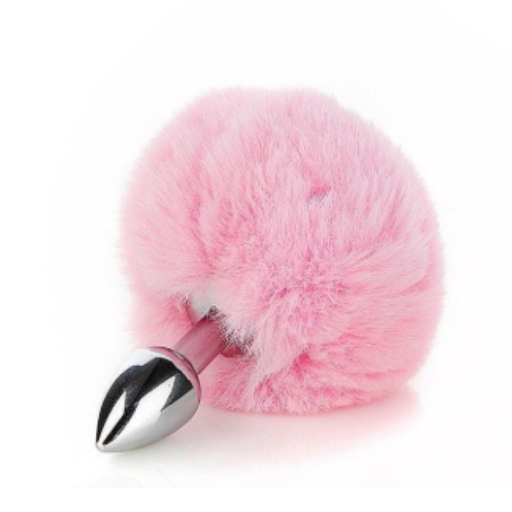 Kit Coelha Plug Tiara Grampos Seios Gravatinha