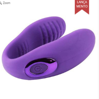 Vibrador de Casal com controle Remoto - Clipes pepeka
