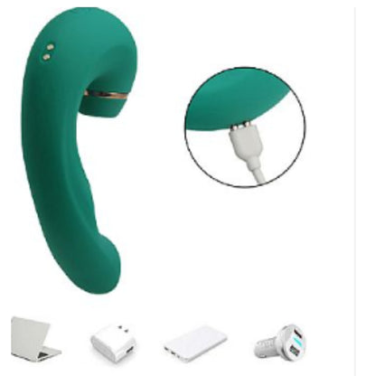 Vibrador de Ponto G e Clitóris com Dedilhar / Tapping no Meio - Air Pulse 2