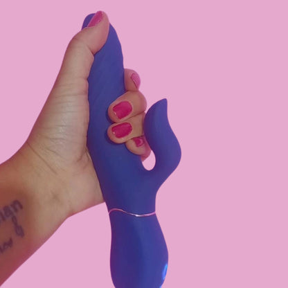 G-Power Rabbit - Vai e Vem com Sugador, Pulsador e linguinha