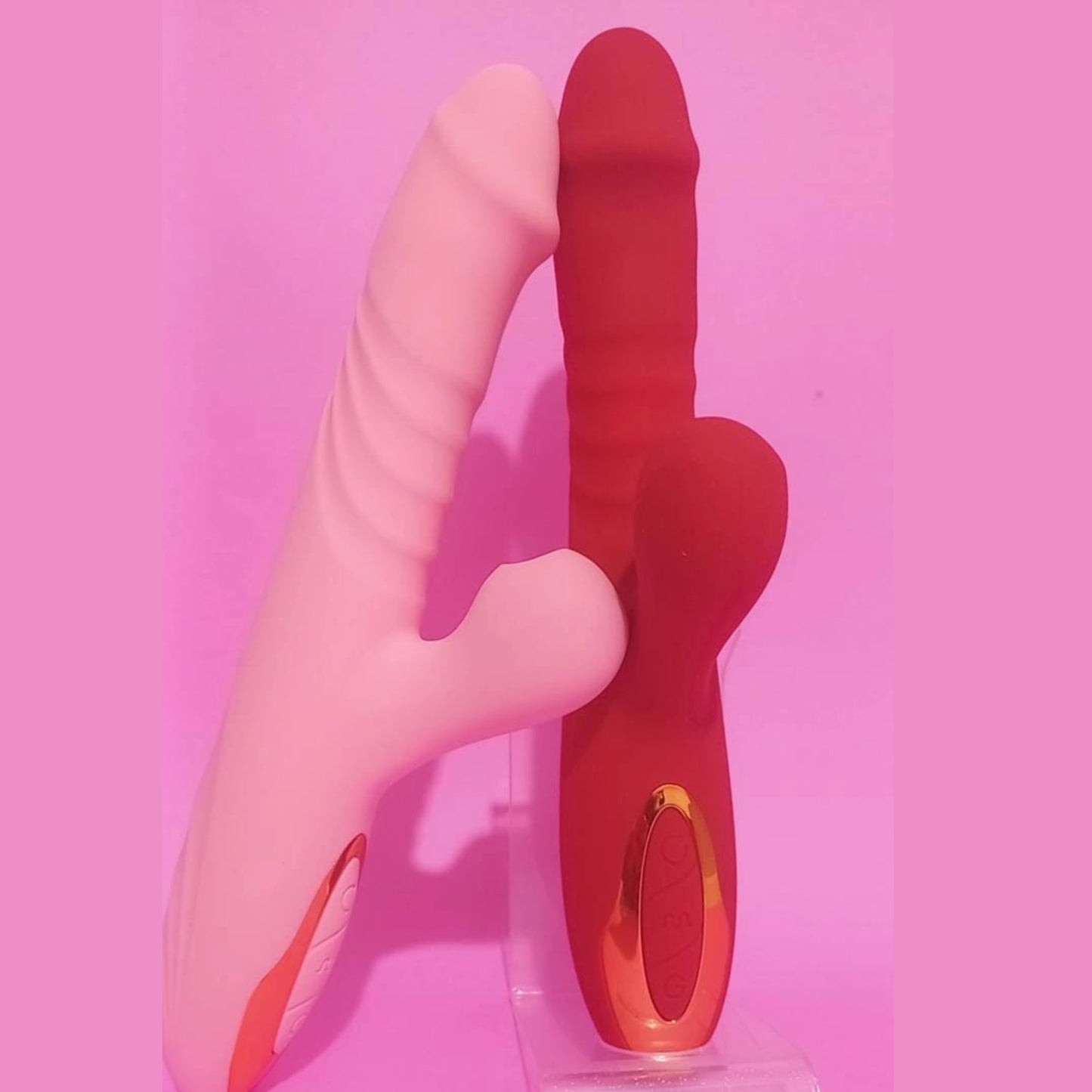 Lick rabbit vibrador— o prazer que vem, pulsa e lambe - Cor Vermelha