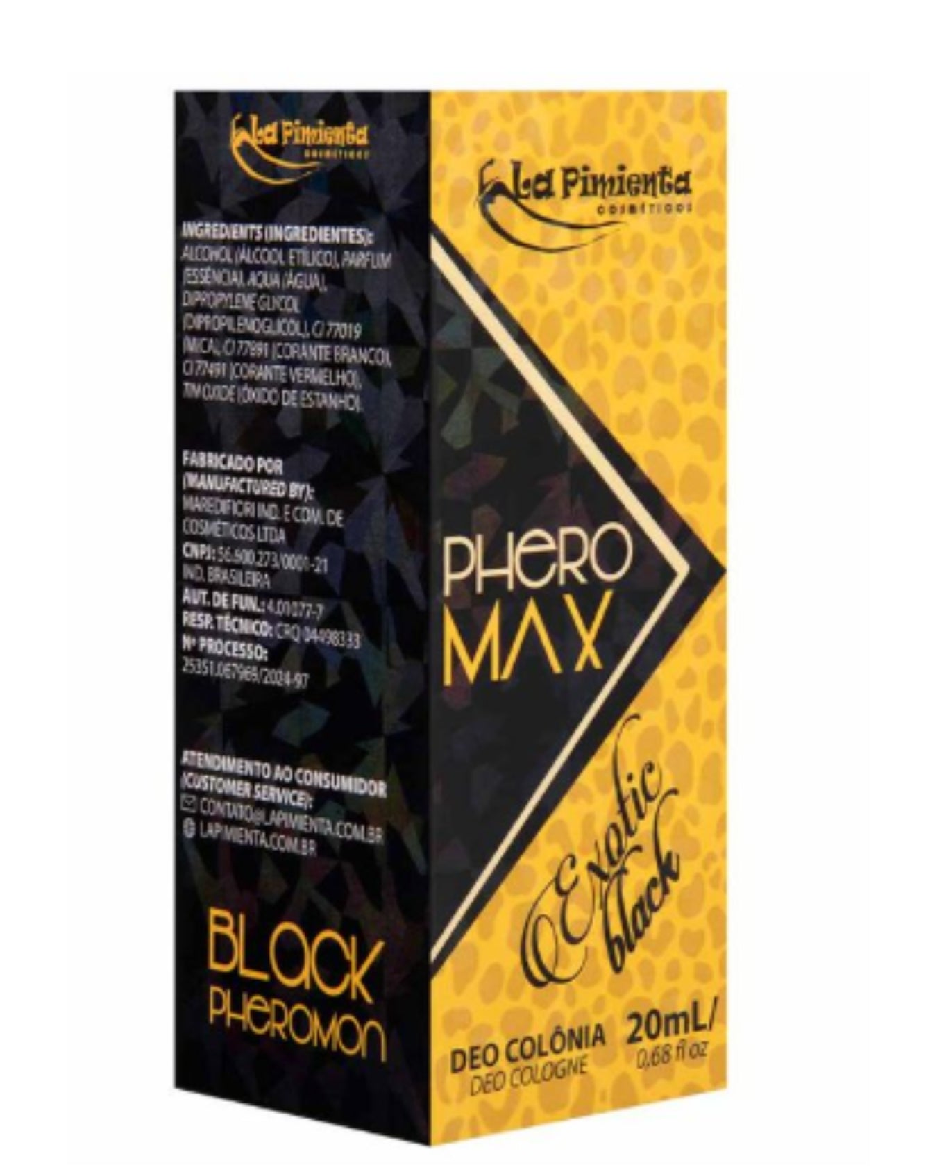 Phero-Max Black Exotic - Dourado 20ml Perfume